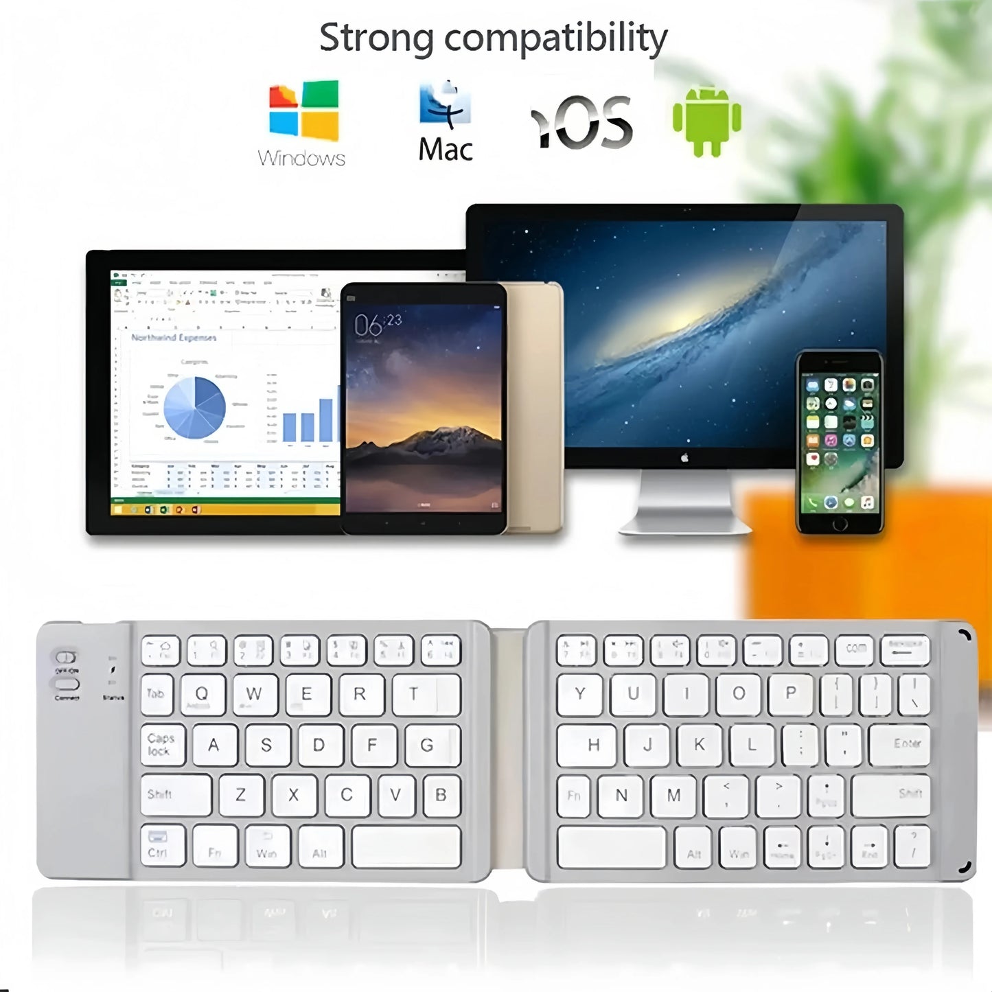 Bluetooth Folding Keyboard