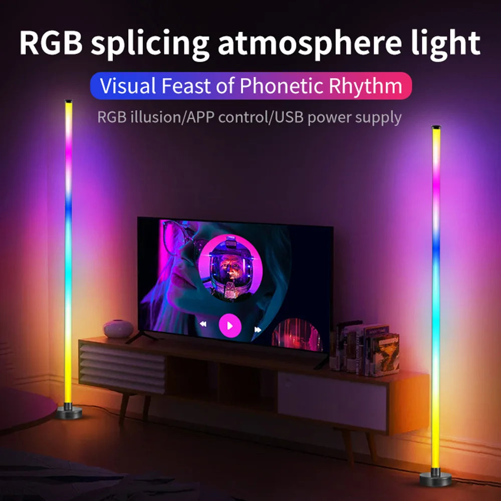 Smart LED Floor Lamp 49" RGB Remote & APP Control