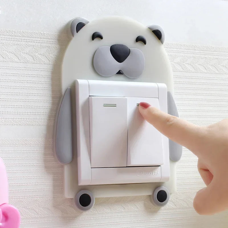 1 Pc Children Bedroom 3D Silicone Switch Sticker