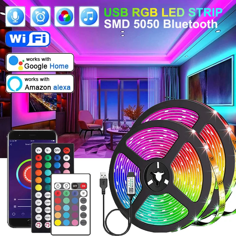 LED Strip Lights USB Bluetooth 5050 SMD