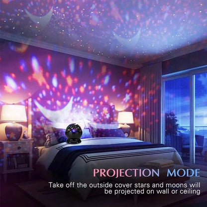 Star Projector Night Light Auto Rotating