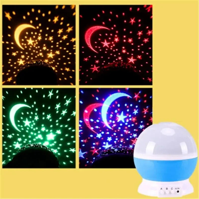 Star Projector Night Light Auto Rotating