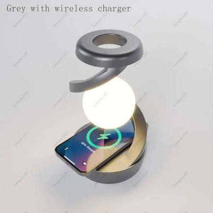 Levitating Ball Light with Wireless Charger
