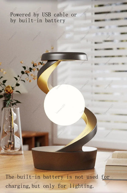 Levitating Ball Light with Wireless Charger
