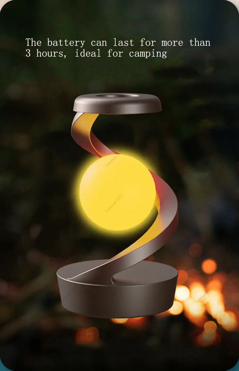 Levitating Ball Light with Wireless Charger