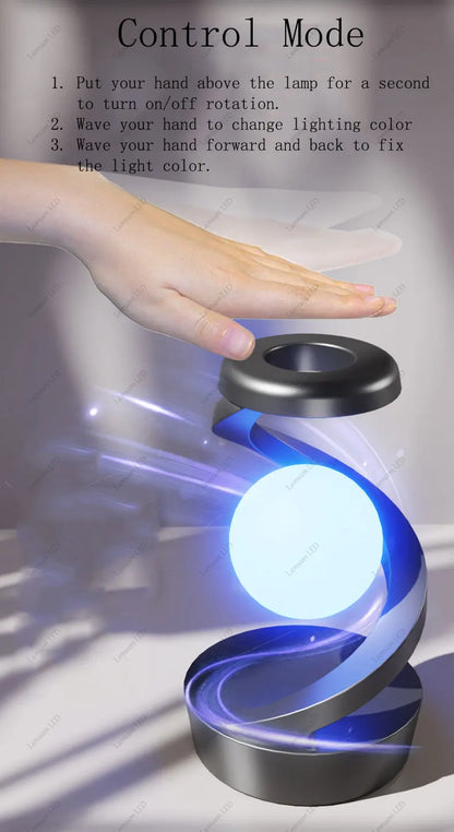 Levitating Ball Light with Wireless Charger