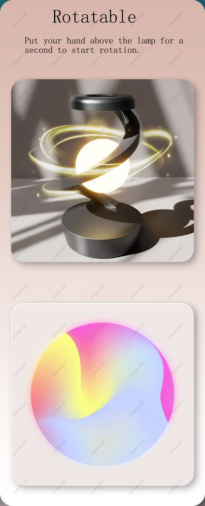 Levitating Ball Light with Wireless Charger