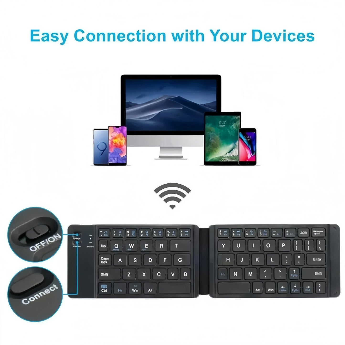 Bluetooth Folding Keyboard