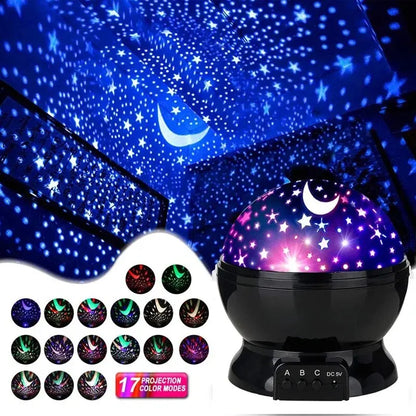 Star Projector Night Light Auto Rotating