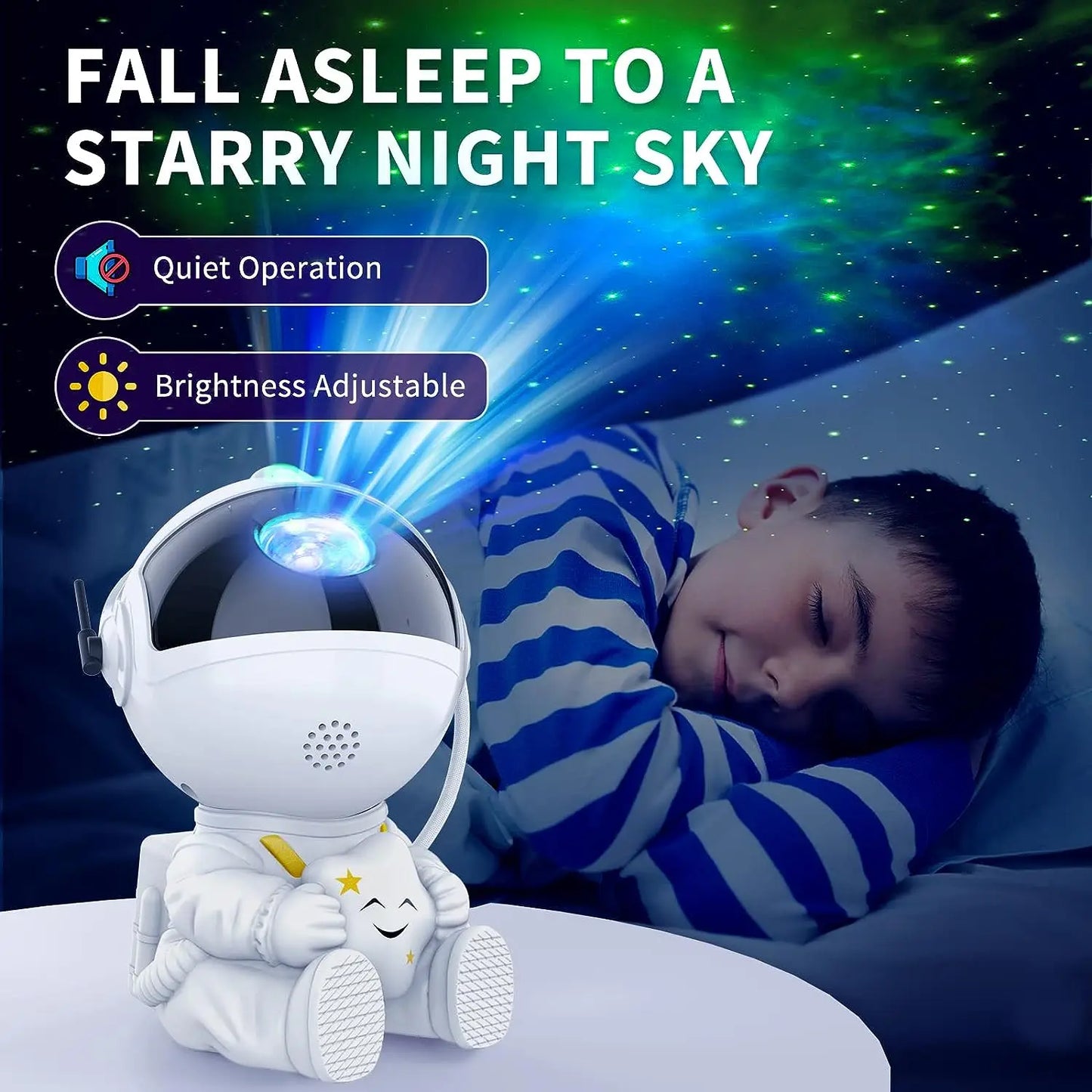 Astronaut Star Galaxy Projector Night Light